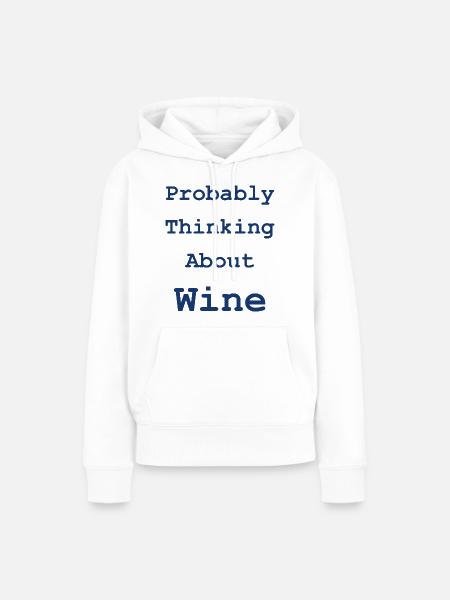 Ich spreche fließend Wein - Frauen Premium Bio Hoodie - Weiß