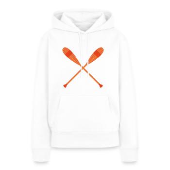 Wassersport - Frauen Premium Bio Hoodie - Weiß - Vorne - Julia (174cm)