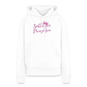 Schlager Prinzessin - Frauen Premium Bio Hoodie - Weiß - Vorne - Julia (174cm)