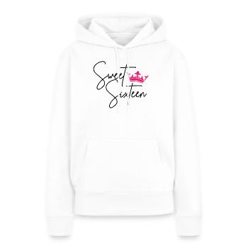 Sweet Sixteen - Sweet 16 Years - Birthday - Women’s Premium Organic Hoodie - white - Front - Julia (174cm)