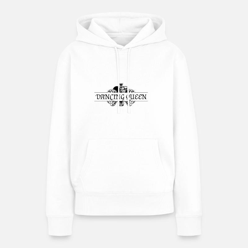 Dancing Queen Dancing Queen - Sweat à capuche Premium bio Femme - blanc