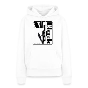 mr blond - Frauen Premium Bio Hoodie - Weiß - Vorne - Julia (174cm)