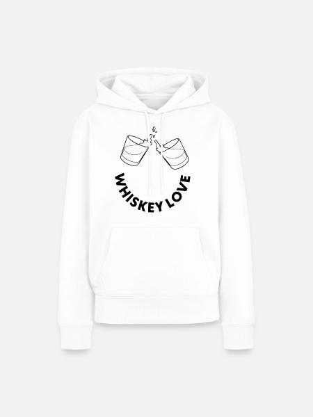 Whiskey - Frauen Premium Bio Hoodie - Weiß