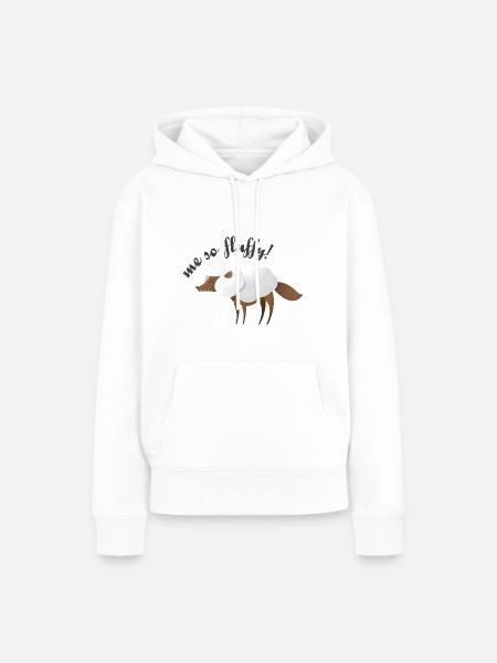 Wildtiere - Frauen Premium Bio Hoodie - Weiß
