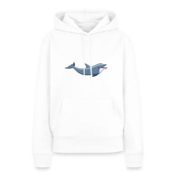 Meerestiere - Frauen Premium Bio Hoodie - Weiß - Vorne - Julia (174cm)