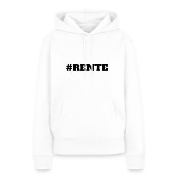 pension - Women’s Premium Organic Hoodie - white - Front - Julia (174cm)