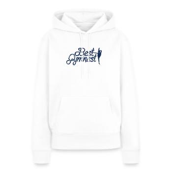 Gymnast Turnerin Turner Bodenturnen Bodenturner - Frauen Premium Bio Hoodie - Weiß - Vorne - Julia (174cm)