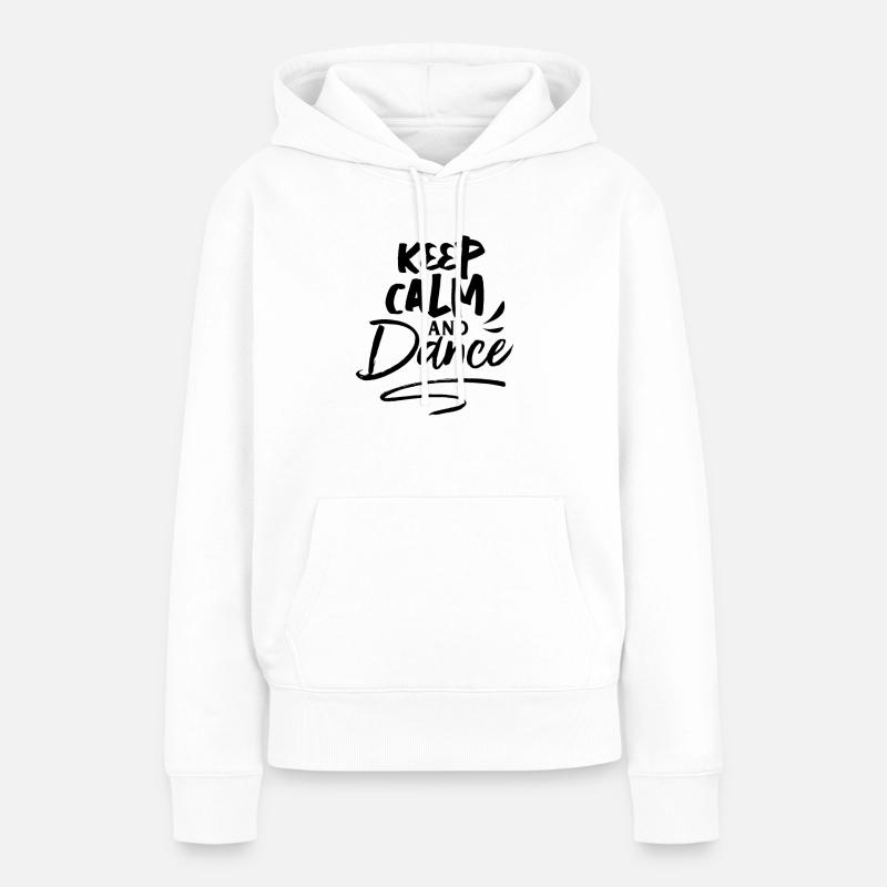 Danser Danser Danse - Sweat à capuche Premium bio Femme - blanc