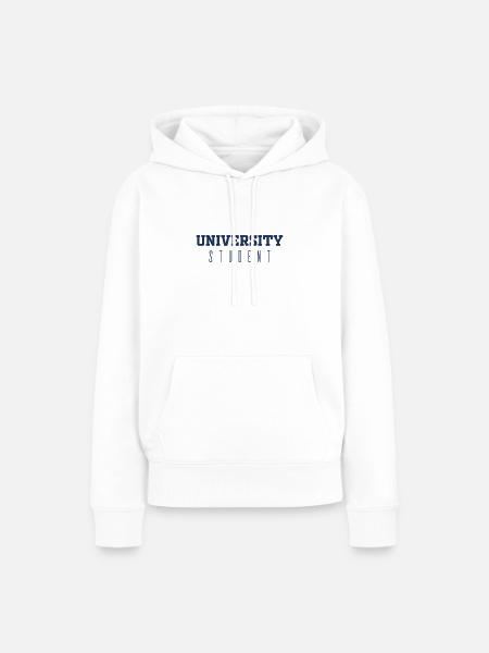 Student Student Student Student - Frauen Premium Bio Hoodie - Weiß