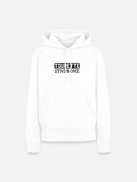 Tourette Syndrom - Frauen Premium Bio Hoodie - Weiß