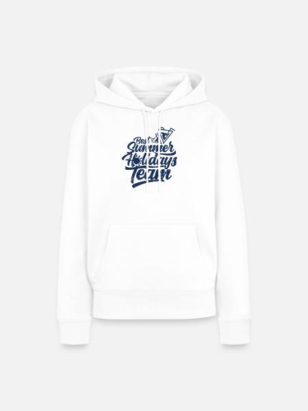 Sommerurlaub - Frauen Premium Bio Hoodie - Weiß