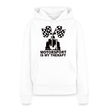 motorsport motorsport ergebnisseMotorsport - Frauen Premium Bio Hoodie - Weiß - Vorne - Julia (174cm)