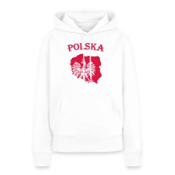 Polish eagle - Women’s Premium Organic Hoodie - white - Front - Julia (174cm)