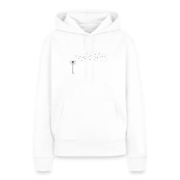 Pusteblume Löwenzahn Samen Dandelion Same Blume - Frauen Premium Bio Hoodie - Weiß - Vorne - Julia (174cm)