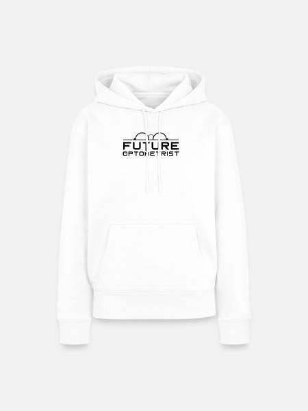 Optiker Augenoptiker Optometrist Optometrie Optik - Frauen Premium Bio Hoodie - Weiß