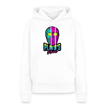 Philosophie Platon Philosophie Student Raver - Frauen Premium Bio Hoodie - Weiß - Vorne - Julia (174cm)