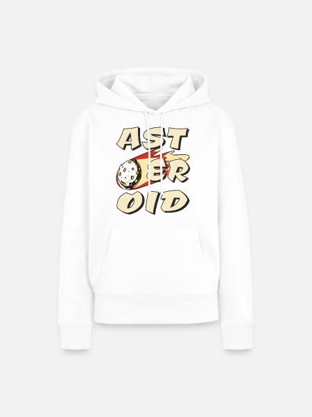 ASTEROID - Frauen Premium Bio Hoodie - Weiß