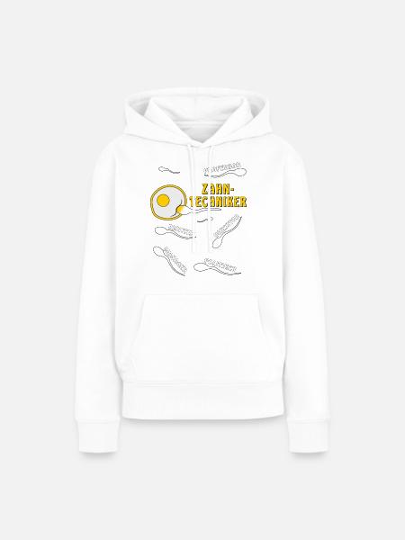 ZAHNTECHNIKER - Frauen Premium Bio Hoodie - Weiß