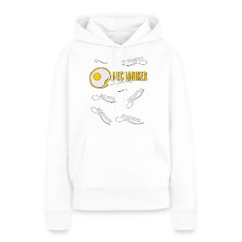 MECHANIC - Women’s Premium Organic Hoodie - white - Front - Julia (174cm)