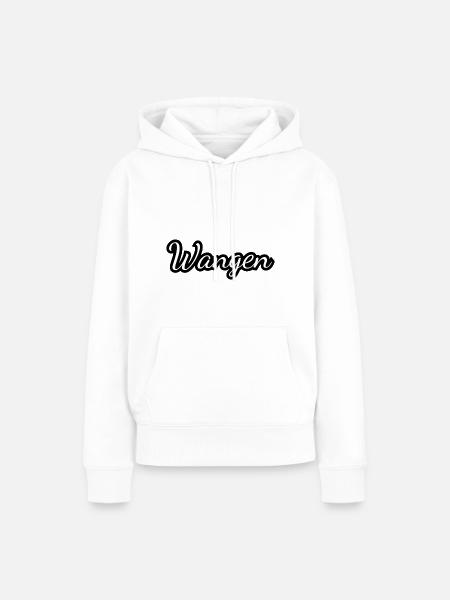 Wangen - Textdesign mit Stadtnamen - Frauen Premium Bio Hoodie - Weiß