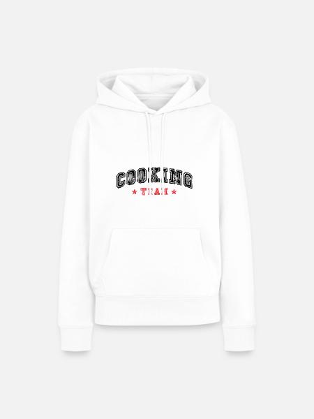 Cooking Team - Frauen Premium Bio Hoodie - Weiß