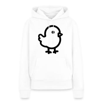 chick - Women’s Premium Organic Hoodie - white - Front - Julia (174cm)