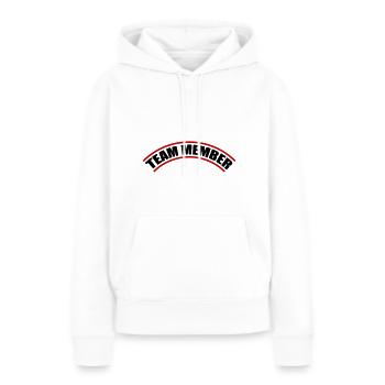 Team Mitglied - Frauen Premium Bio Hoodie - Weiß - Vorne - Julia (174cm)