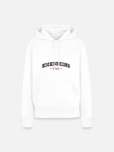Kickboxing Team - Frauen Premium Bio Hoodie - Weiß