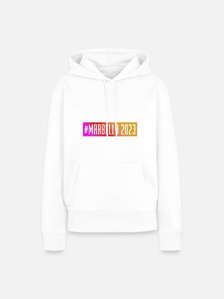 Marbella 2023 - Frauen Premium Bio Hoodie - Weiß
