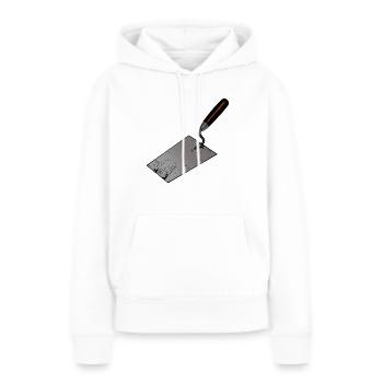 Maurer Kelle - Frauen Premium Bio Hoodie - Weiß - Vorne - Julia (174cm)