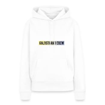 Goldstrand Crew - Frauen Premium Bio Hoodie - Weiß - Vorne - Julia (174cm)