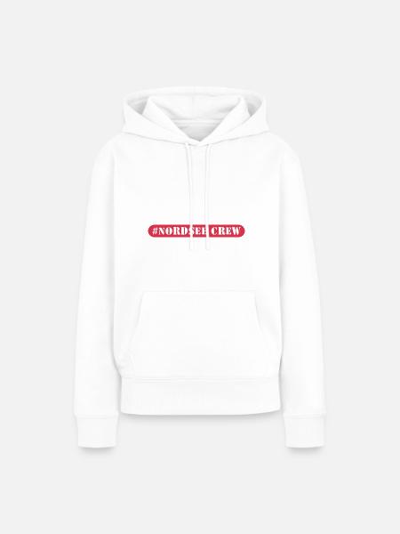 Nordsee Crew - Frauen Premium Bio Hoodie - Weiß