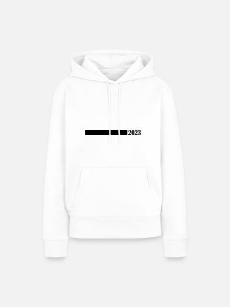 2023 Linie - Frauen Premium Bio Hoodie - Weiß