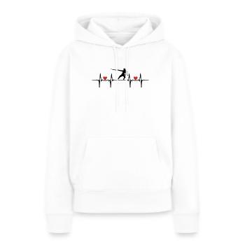 Sabre Swords Swords Planque Sword Fighting Fencing - Women’s Premium Organic Hoodie - white - Front - Julia (174cm)