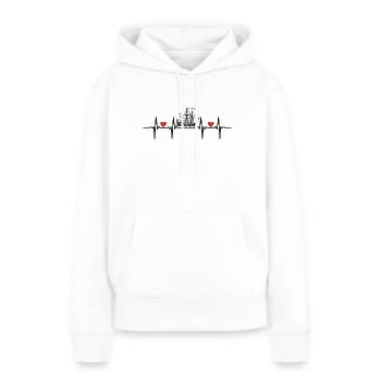 Boat Boats Yacht Yachts Captain Captain Ships - Women’s Premium Organic Hoodie - white - Front - Julia (174cm)