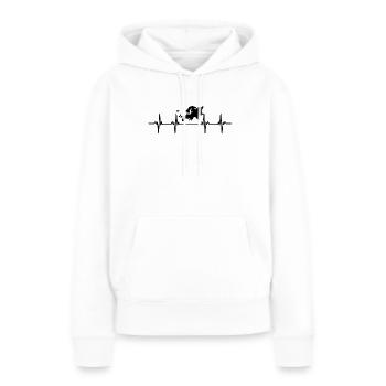 European Union Continent Central Europe Europe - Women’s Premium Organic Hoodie - white - Front - Julia (174cm)