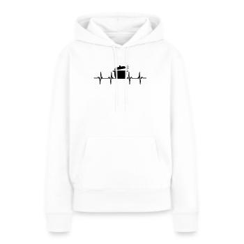 Kocher Koch Köchin Küche Restaurant Bar Bistro - Frauen Premium Bio Hoodie - Weiß - Vorne - Julia (174cm)