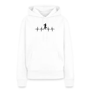 Race Runner Runner Renner Racer Jogging - Women’s Premium Organic Hoodie - white - Front - Julia (174cm)