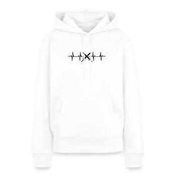 Schwertkampf Schwert Klinge Lanze Säbel Dolch - Frauen Premium Bio Hoodie - Weiß - Vorne - Julia (174cm)
