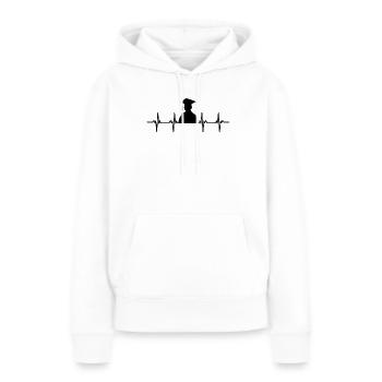 studieren student studium abschluss bachelor uni - Frauen Premium Bio Hoodie - Weiß - Vorne - Julia (174cm)