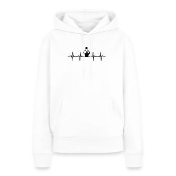Volleyballerin Schmetterball Volley Volleyball - Frauen Premium Bio Hoodie - Weiß - Vorne - Julia (174cm)