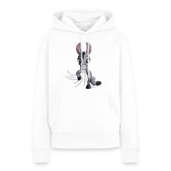 Ongulés Couverture d’âne Pyjama Chemise câline Pyjama Pyjama - Sweat à capuche Premium bio Femme - blanc - Devant - Julia (174cm)