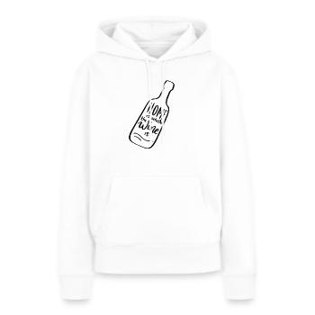 wines wine drinker wine drinker wine lover wine - Women’s Premium Organic Hoodie - white - Front - Julia (174cm)