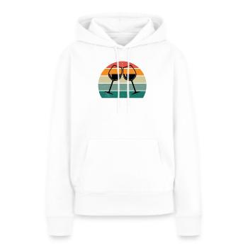 wines wine drinker wine drinker wine lover wine - Women’s Premium Organic Hoodie - white - Front - Julia (174cm)