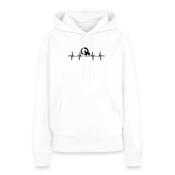 Wolves Wolf pack dog dogs territory pack wolf - Women’s Premium Organic Hoodie - white - Front - Julia (174cm)