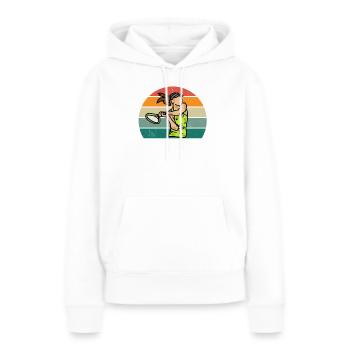 tennis player tennis player tennis club tennis - Women’s Premium Organic Hoodie - white - Front - Julia (174cm)