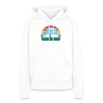 Studying Student Studies Degree Bachelor University - Women’s Premium Organic Hoodie - white - Front - Julia (174cm)