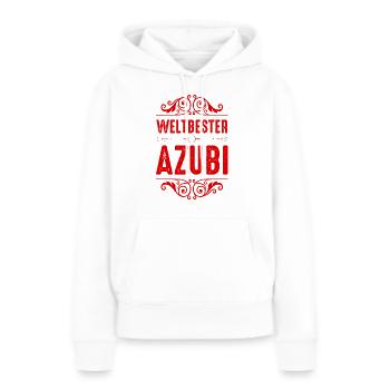 Premium Azubi - Frauen Premium Bio Hoodie - Weiß - Vorne - Julia (174cm)