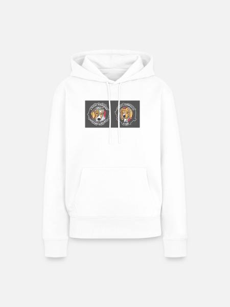 Sweet Dog - Frauen Premium Bio Hoodie - Weiß