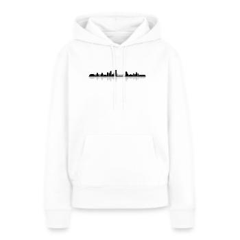 Skyline - Vancouver - Frauen Premium Bio Hoodie - Weiß - Vorne - Julia (174cm)